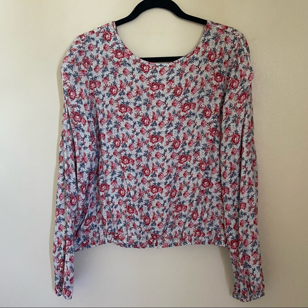 Loft Long Sleeve Blouse Large NWT